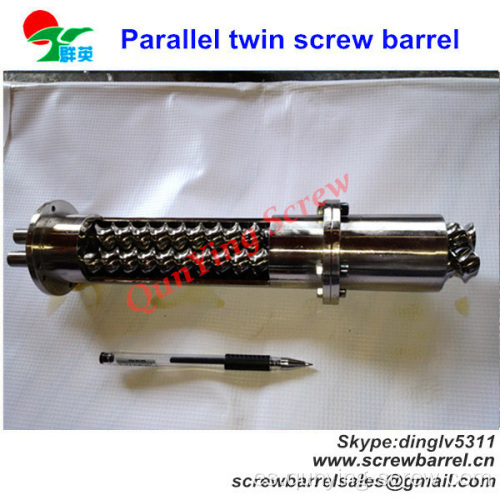 Elaborar paralelo doble tornillo y barril